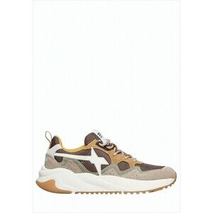 W6yz Layered Brown Sneakers With Suede - NWT